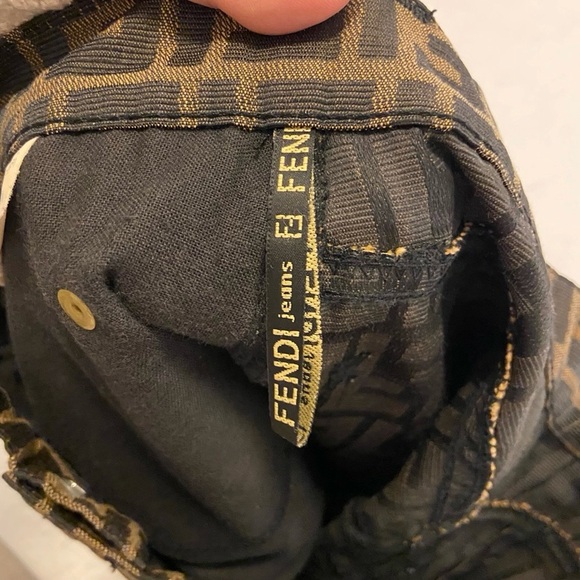 Vintage Fendi Zucca Skirt Size IT 44 - Picture 6 of 10